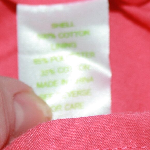 Lilly Pulitzer Pink Eyelet Short Sleeve Dress Size 6 - Picture 7 of 7